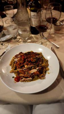 Pasta with Cajun chicken