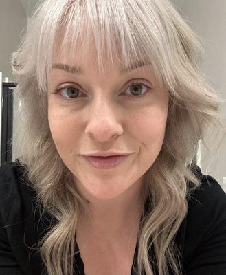 Ya'll, Maria ate with this intro to shag cut!!