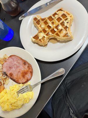 "The Classic with Waffle"!