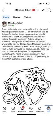 Building a boat on which to float the Gospel.