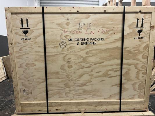 Wooden crate for artwork or any type of high value items