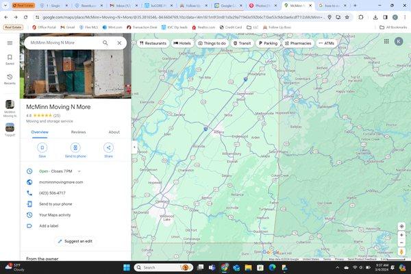 Our google profile shows that we operate with integrity and honesty!