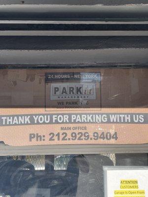 Number posted that says 24 hours but nobody answered and I left a message.