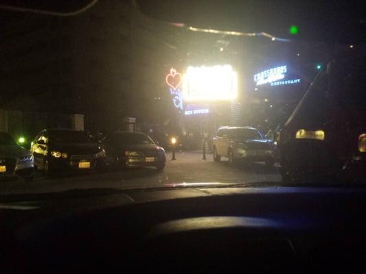 Directly in front of House of Blues, valet lot!