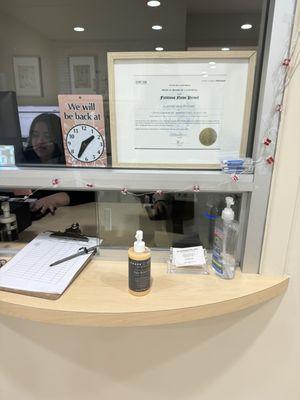 Dr.Daldalyan front desk office and staff