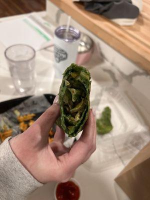 Chicken Caesar wrap