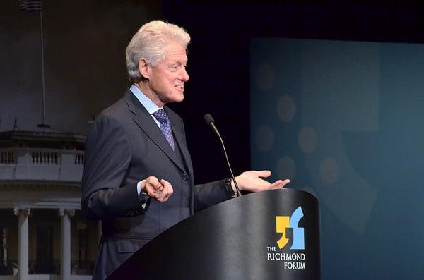 President Bill Clinton at The Richmond Forum - 2013