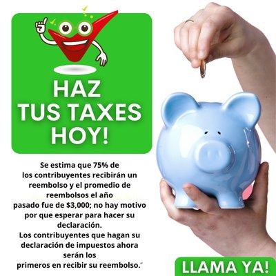 Servicios de Impuestos, Tax Preparation, IRS1099, W9, W4