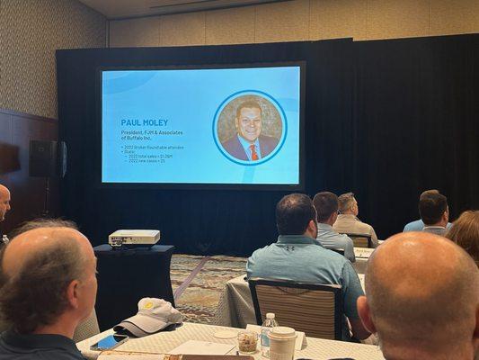 Paul Moley, President of FJM & Associates as Guest Speaker at the Colonial Life Premier Broker Round Table Conference in Scottsdale AZ,