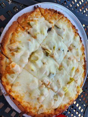 Buffalo chicken pizza