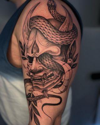 #Japanesetattoo#ink black and grey