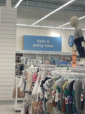 Big open store. Lots of merchandise.