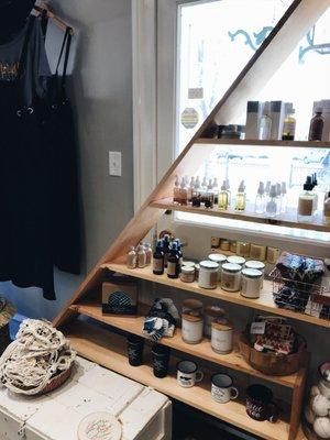 Scout + Cloth not only has unique clothes + accessories. The decor and design of the store is so inspiring + beautiful!