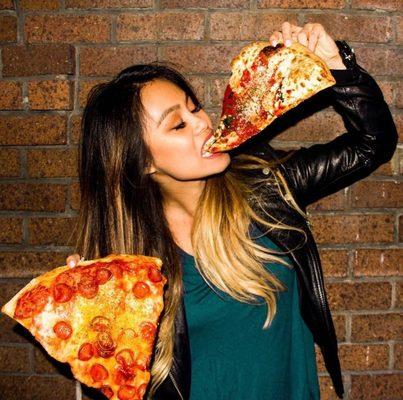 Them Slices are HUGGGEEEE!!!