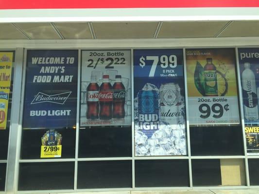 Window advertisements