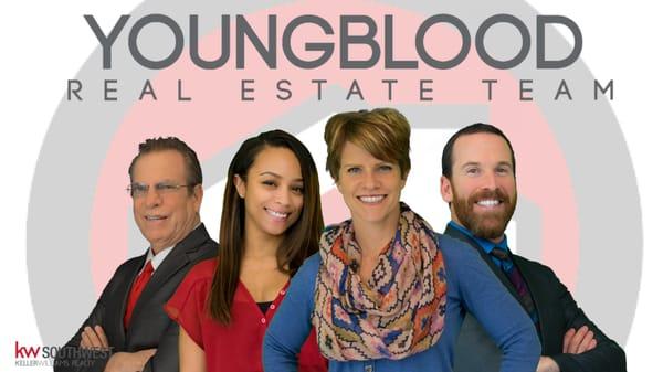 The Youngblood Real Estate Team with Keller Williams Realty Southwest has a combined total of over 60 years real estate experience.