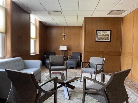 Gathering Space at front of Conference Center.