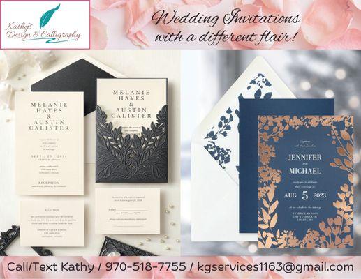 Beautiful Unique Wedding Invitations