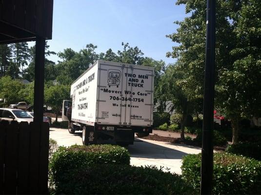 They were serious about moving. I was blown away with the size of the truck.
