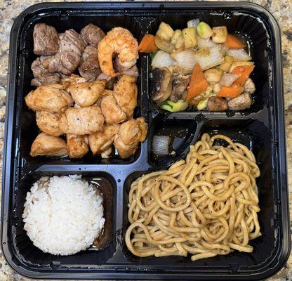 Steak and chicken hibachi