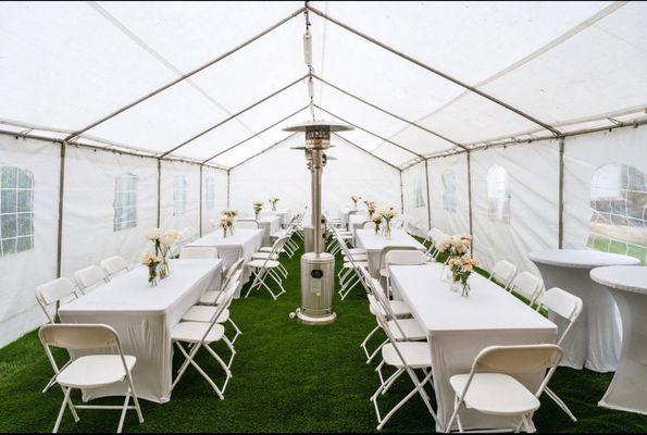 Beautiful set up in rain