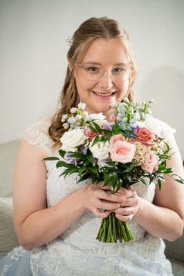 My wedding hair and makeup!