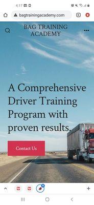 Commercial driver education program