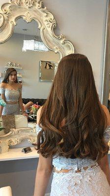 Prom day!Hair and Make up by Flora