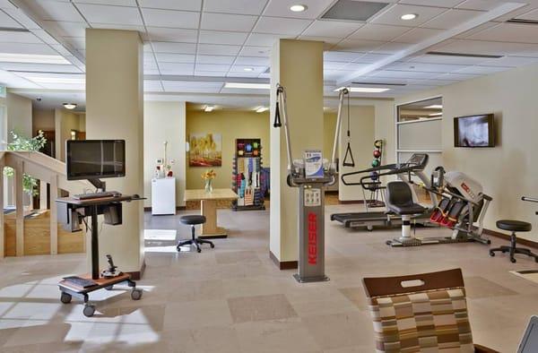 Modern therapy equipment and gym