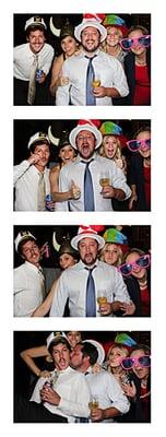 Group in photo booth