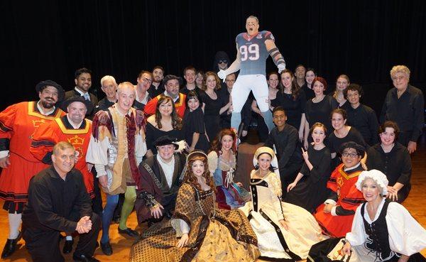 Cast of A Treasure Trove of Gilbert & Sullivan, July 2018, Zilkha Hall, Hobby Center. Photo Credit: Karen Jones