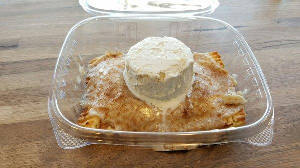 Apple Cinnamon Pop Tart a la mode.