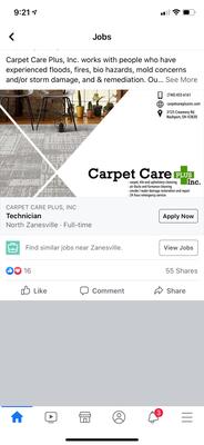 Carpet Care Plus Inc