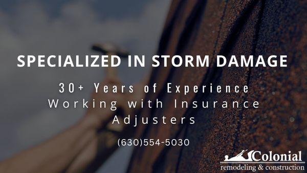 Storm Damage experts