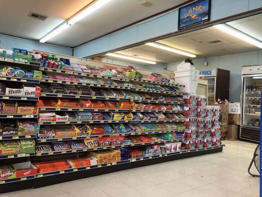 We've got a large enough selection of candy to satisfy anybody's cravings