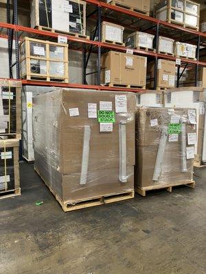 Walk in coolers and freezers!