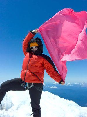 also, thanks for generously helping a bunch of cancer survivors make it to the top in great style