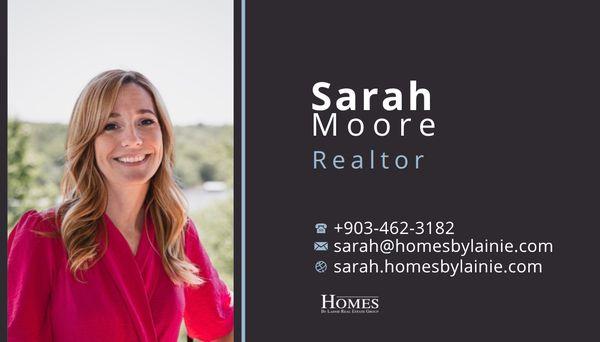 Sarah Moore - Homes By Lainie Real Estate Group