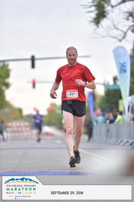 It's not over until you cross the finish line!