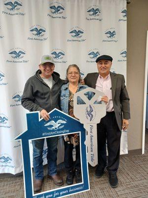 A happy family that accomplished its goal!