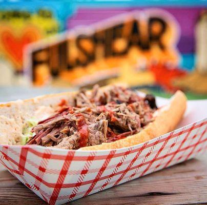 Brisket Debris Po Boy