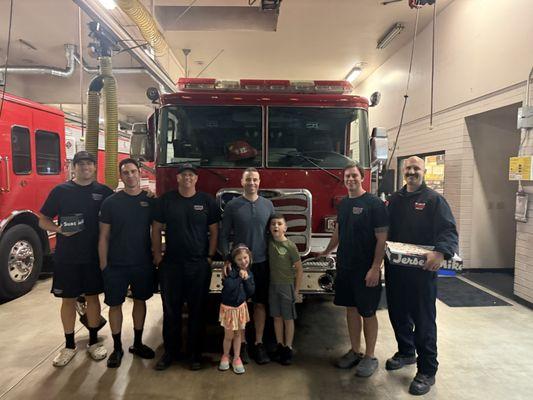 Lemon grove Fire department. Showing support for these tireless men at the lemon grove fire station.