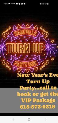 Nashville Turn Up Party Bus