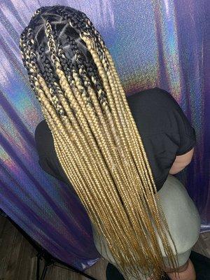 Xtra Long Large Knotless Braids