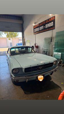 64' Ford Mustang Front Windshield/Rear Windshield
