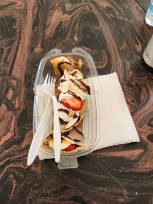 Banana Nutella crepe