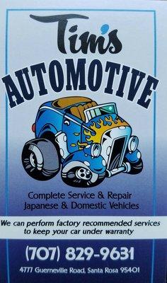 Tim's Automotive