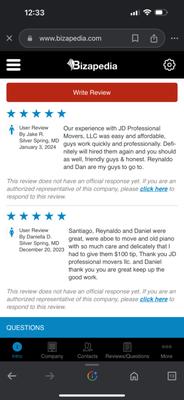 JD Professional Movers