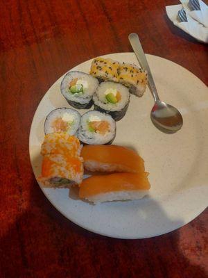 Some sushi waiting to be refilled (10-9-23)