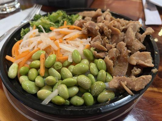 Chicken build your own bowl